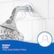 Kenney Mfg Rust-Resistant Metal & Bamboo 2-Tier Hanging Shower Caddy, 24in H x 11in W x 4.5in D, White KN614140PS - alternate 6